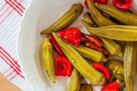 Sweet and Spicy Pickled Okra