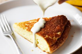 Double-Baked Cheese Souffl&eacute; with Parmesan Cream