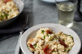 Clam Risotto with Bacon and Chives