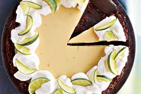 Key Lime Pie with Chocolate-Almond Crust