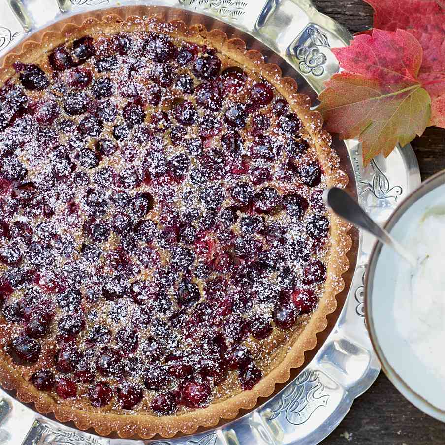 Brown Sugar-Cranberry Tart