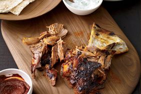 Slow Roasted Lamb Shoulder with Homemade Harissa