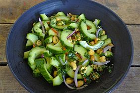 Thai Cucumber Salad with Peanuts