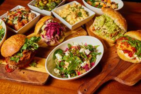 Sandwiches, salads and sides from Pennypacker's at High Street Place Food Hall in Boston.