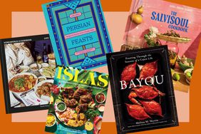 Koreaworld, Persian Feasts, The SalviSoul Cookbook, Islas: A Celebration of Tropical Cooking, and Bayou: Feasting Through Seasons of a Cajun Life