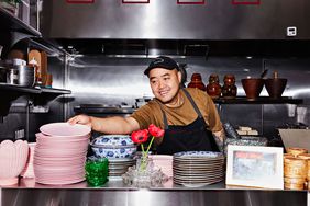 Deau Arpapornnopparat in the kitchen at Holy Basil.