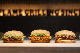 Burger King's Fried Pickle Ranch Whopper, Mexican Street Corn Whopper, and Maple Bourbon BBQ Whopper