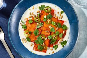 Butternut Squash 'Carpaccio' with Coconut Milk