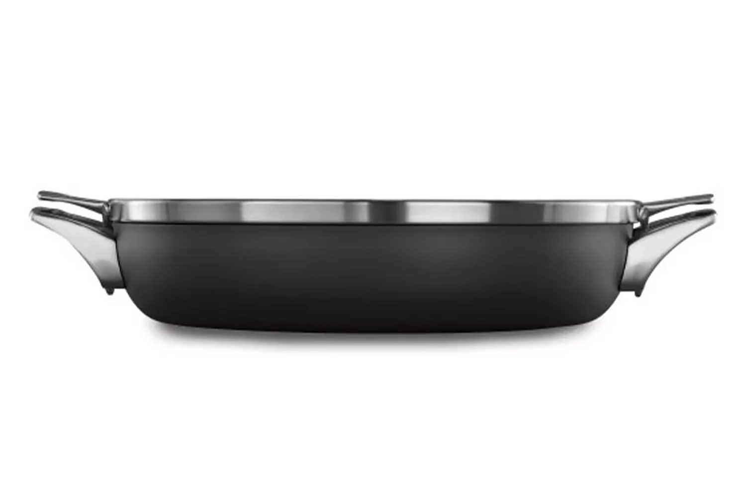 Calphalon Premier Space Saving 12" Everyday Pan with Lid, Hard-Anodized