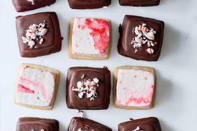 Chocolate Peppermint Marshmallow Cookies