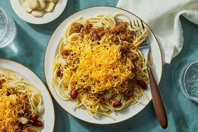 Plate of Cincinnati Chili