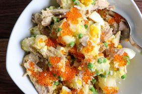 Classic Potato Salad with Crunchy Trout Roe