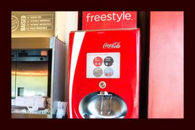 A Coca-Cola freestyle vending machine,