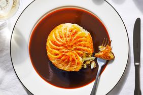 Crab Pithiviers with Scallop Frangipane