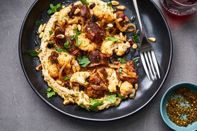 Dinner Hummus with Chicken and Cauliflower Recipe