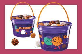 Dunkin's Halloween Munchkins Bucket.