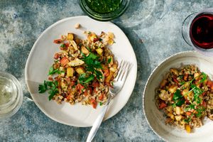 Farro Salad with Roasted Root Vegetables