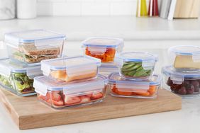 Amazon Basics 20-Piece Glass Food Storage Containers