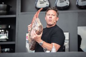 Chef Tyler Florence attends a culinary demonstration