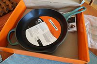 Le Creuset Classic Cast Iron Handle Skillet in Shipping Box