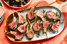 Garlic-Crusted Roast Rack of Lamb