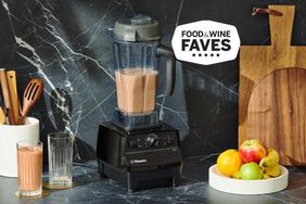 Vitamix 5200 Professional-Grade Blender displayed on a black marble counter