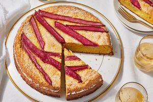 Flourless Rhubarb Cake Recipe