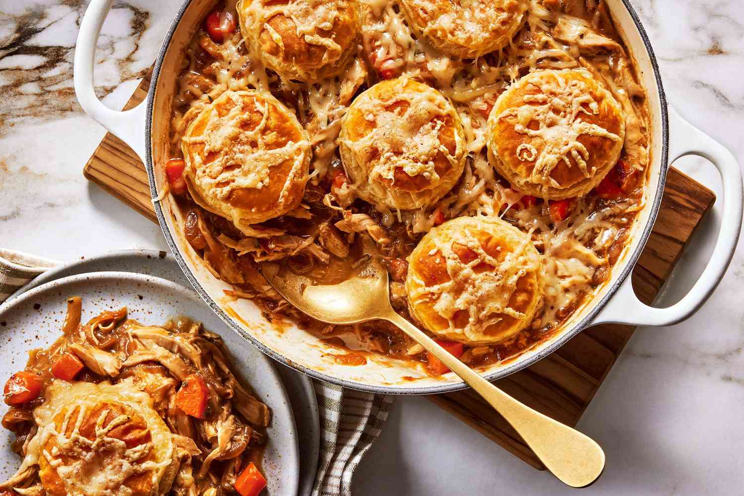 French Onion Chicken Pot Pie