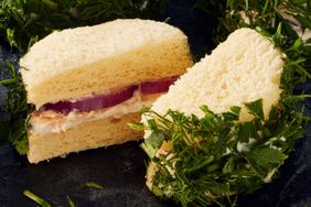 Red Onion and Smoked Trout Tea Sandwiches