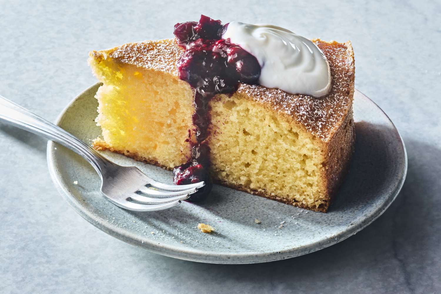 GÃ¢teau au Yaourt (Yogurt Cake) slice