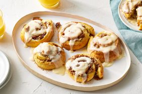 Glazed Cinnamon Rolls with Pecans