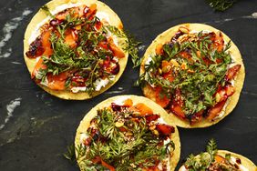 Grilled Carrot Tostadas, multiple