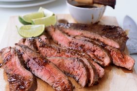 Grilled Flank Steak with Soy-Chile Glaze