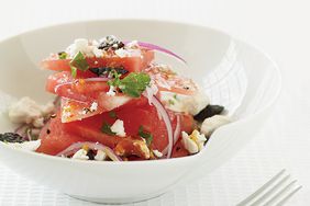 Watermelon Salad With Feta.