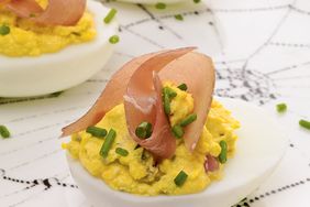 Deviled Eggs with Country Ham