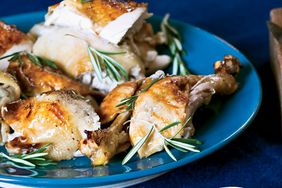 Roast Chicken with Tangerines