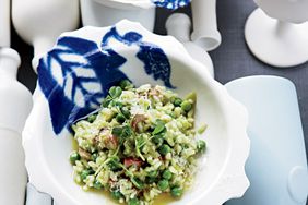 Pea-and-Bacon Risotto. Photo &copy; Petrina Tinslay