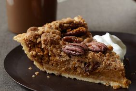 Bourbon Pumpkin Pie with Pecan Streusel