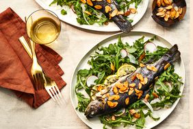 Herb Roasted Trout with Butter Almonds