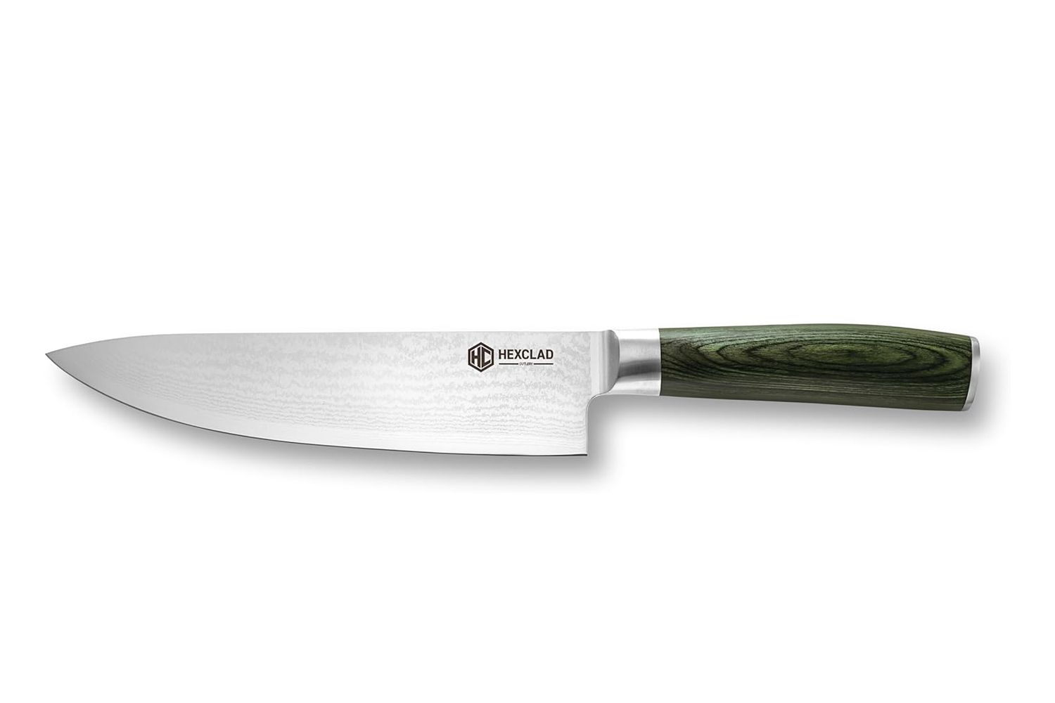 HexClad 8 Inch Damascus Steel Chef&rsquo;s Knife