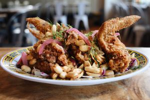 Le Fried Chicken Wings at The Pig and the Lady in Honolulu.