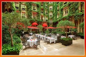 Dine in a Bucolic Courtyard in the Center of Paris at This Luxe Hotel