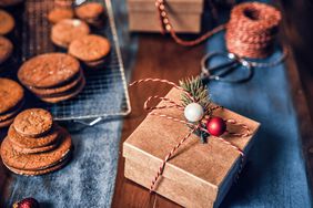 Boxing up cookies for gifting and shipping