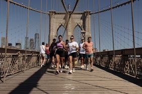 The Crown High Run Club, running in honor of James Kent.