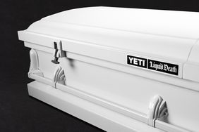 Liquid Death and YETI introduce the Casket Cooler, a collector’s life-sized casket