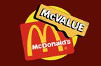 The McDonald's logo and McValue logo. 