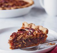 Pecan Pie with Candied Ginger and Rum