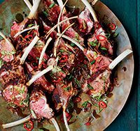 Sichuan Racks of Lamb with Cumin and Chile Peppers