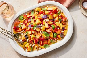 Peach Salad with Peanut and Chiles