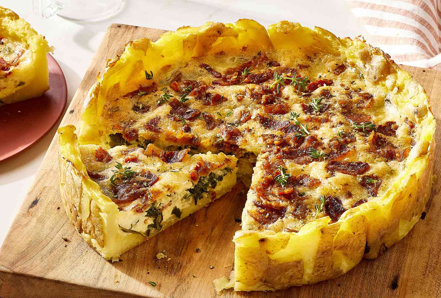 Potato & Bacon Quiche